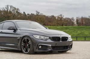 A Gray BMW 4 Series Is Displayed At The Chester Car Auction